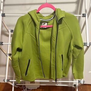 Nike Lime Green Full-Zip Hoodie
